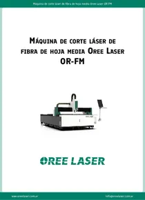 Máquina de corte láser de fibra de hoja media Oree Laser OR-FM - Ficha Técnica
