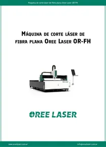 Máquina de corte láser de fibra plana Oree Laser OR-FH - Ficha Técnica